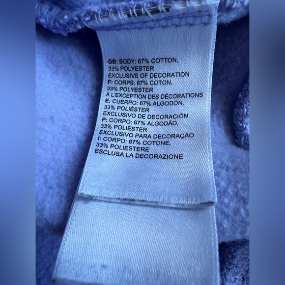 The North Face Sierra Nevada Topographical Map Pastel Purple lavender hoodie S - Picture 10 of 10